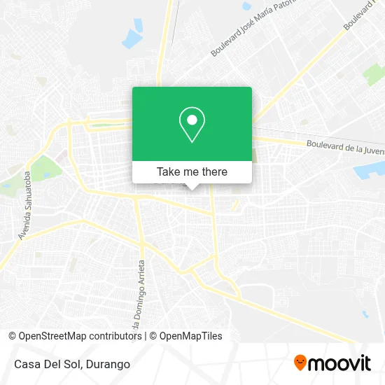 Casa Del Sol map