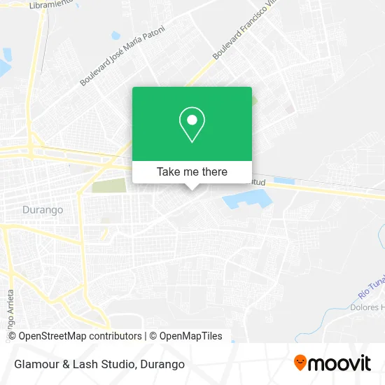 Glamour & Lash Studio map