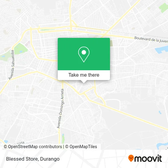 Blessed Store map