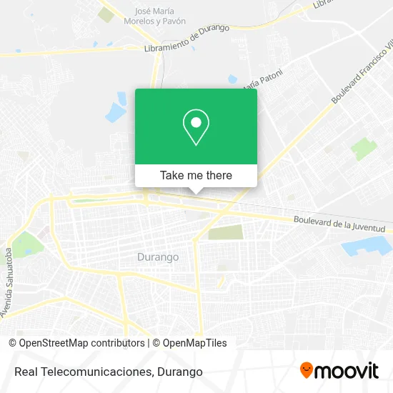 Real Telecomunicaciones map