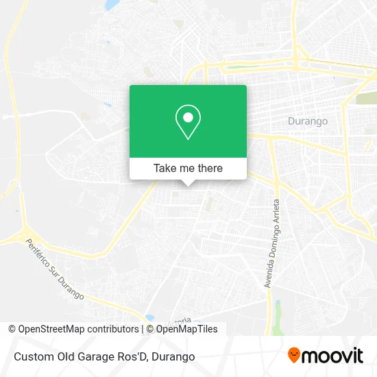 Custom Old Garage Ros'D map