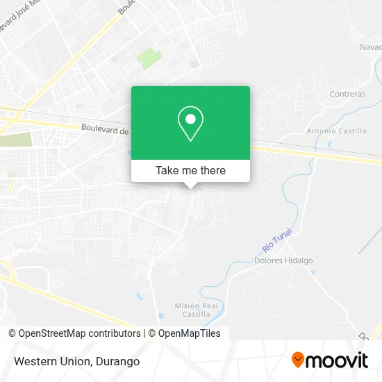 Western Union map