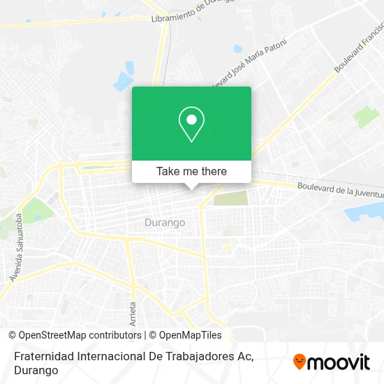 Fraternidad Internacional De Trabajadores Ac map