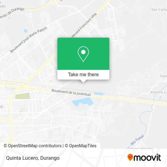 Quinta Lucero map
