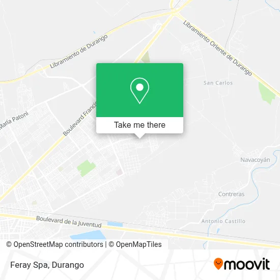Feray Spa map