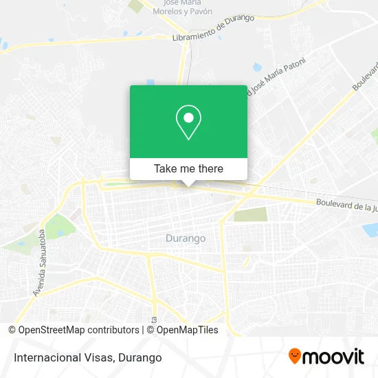 Internacional Visas map