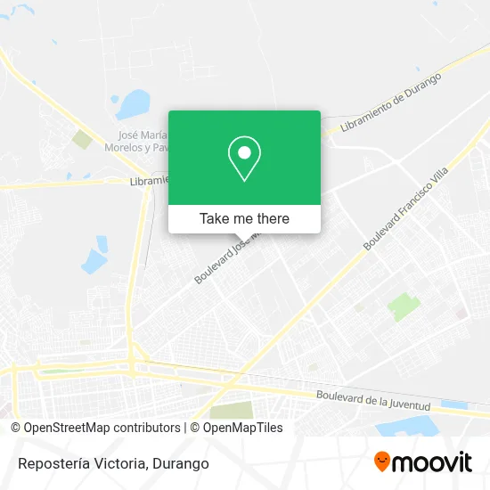 Repostería Victoria map