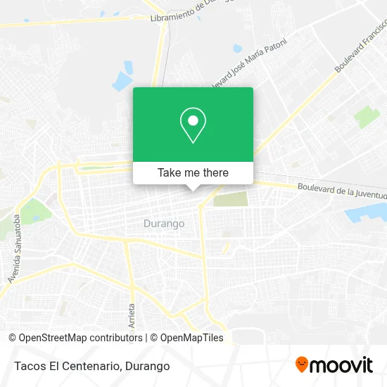 Tacos El Centenario map