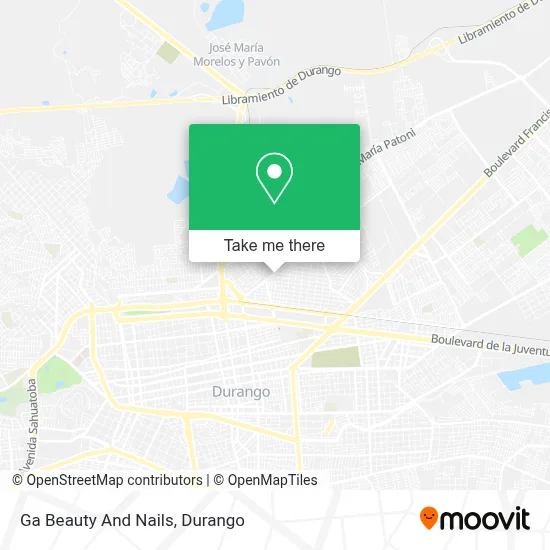 Ga Beauty And Nails map