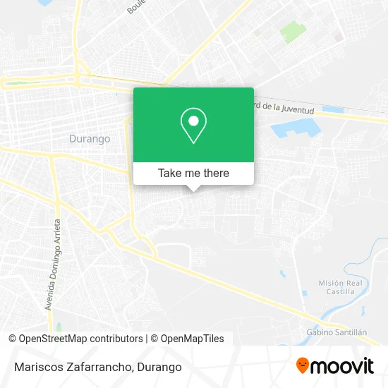 Mariscos Zafarrancho map
