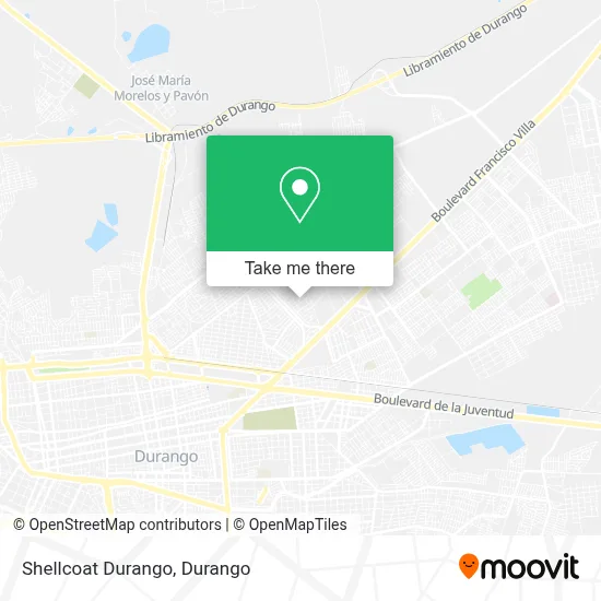 Shellcoat Durango map