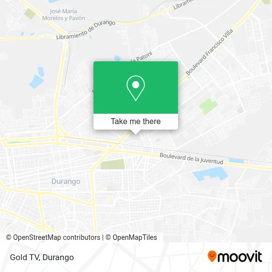 Gold Tv map