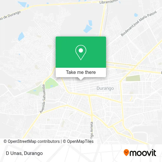 D Unas map