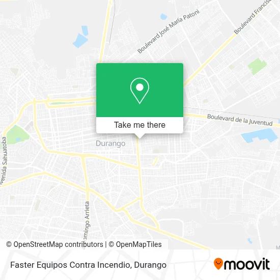 Faster Equipos Contra Incendio map