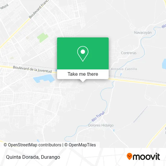 Quinta Dorada map