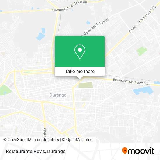 Restaurante Roy's map