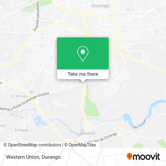 Western Union map