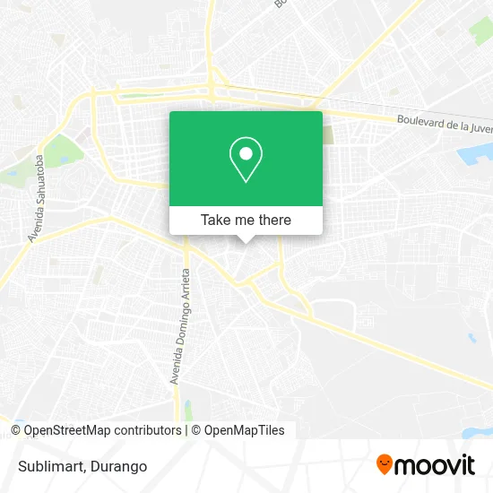 Sublimart map
