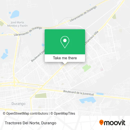 Tractores Del Norte map