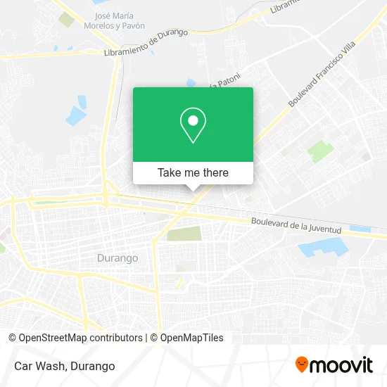 Car Wash map