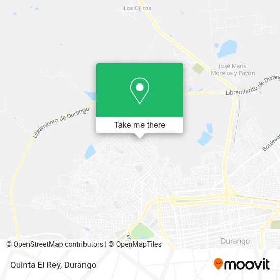 Quinta El Rey map