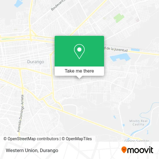 Western Union map