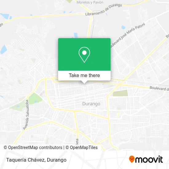 Taquería Chávez map
