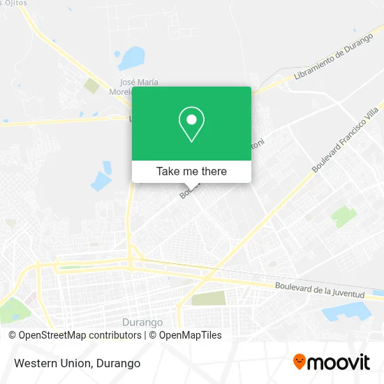 Western Union map