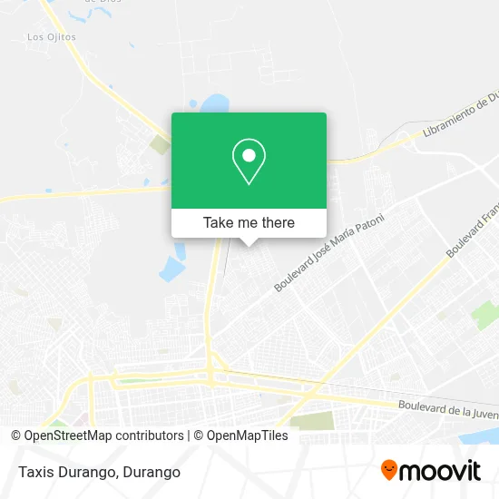 Taxis Durango map