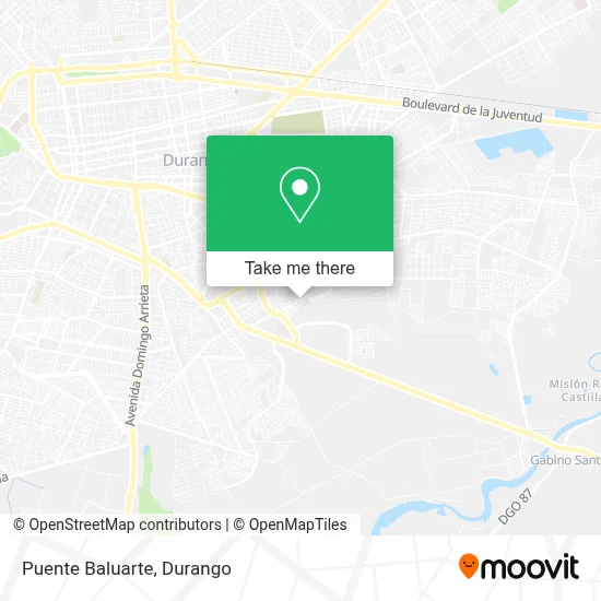 Puente Baluarte map