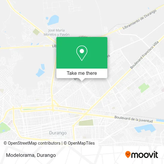 Modelorama map