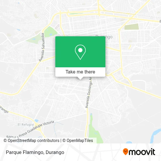 Parque Flamingo map
