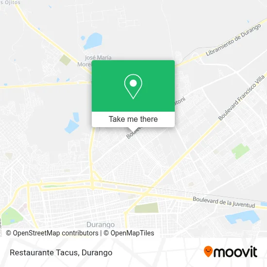 Restaurante Tacus map