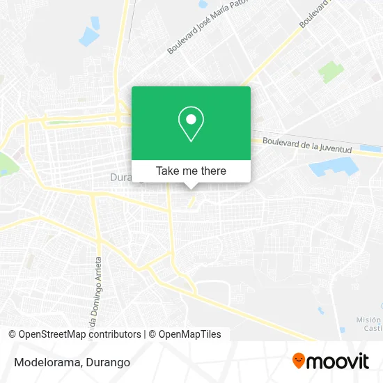 Modelorama map