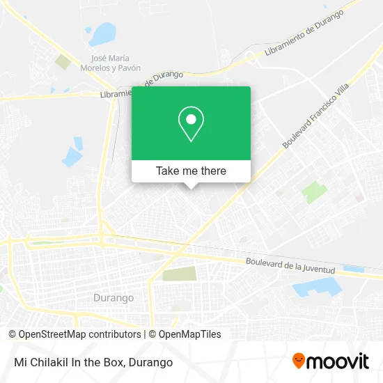 Mi Chilakil In the Box map