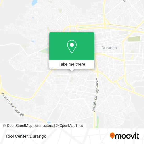 Tool Center map