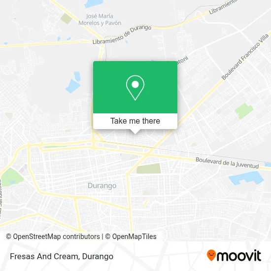 Fresas And Cream map
