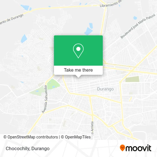Chocochily map