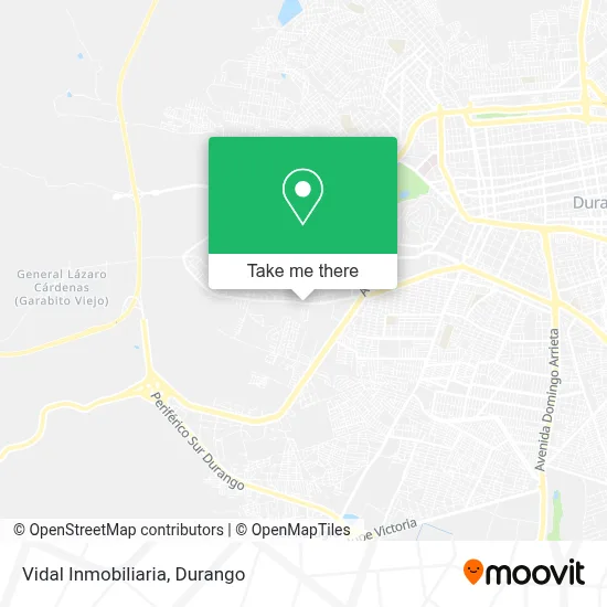 Vidal Inmobiliaria map