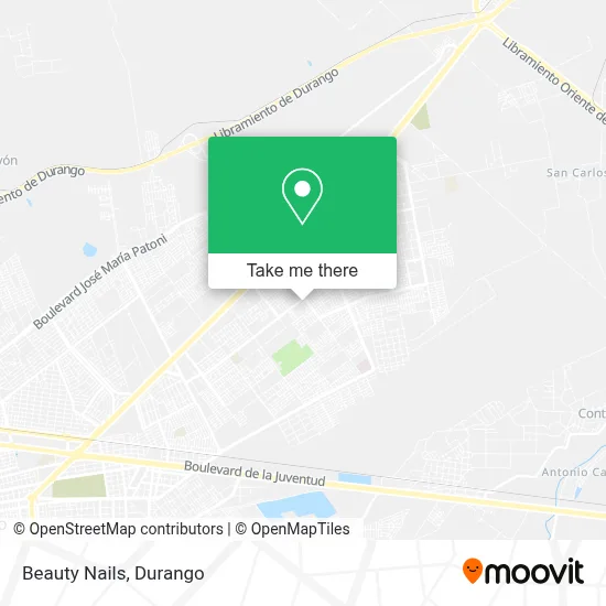 Beauty Nails map