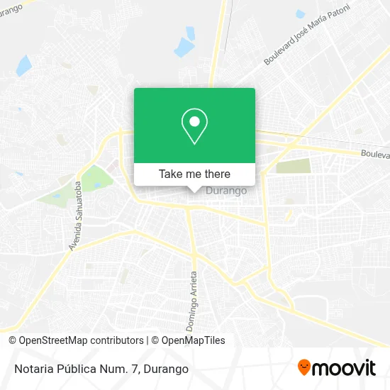 Notaria Pública Num. 7 map