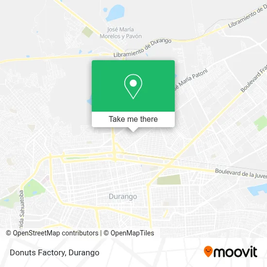 Donuts Factory map