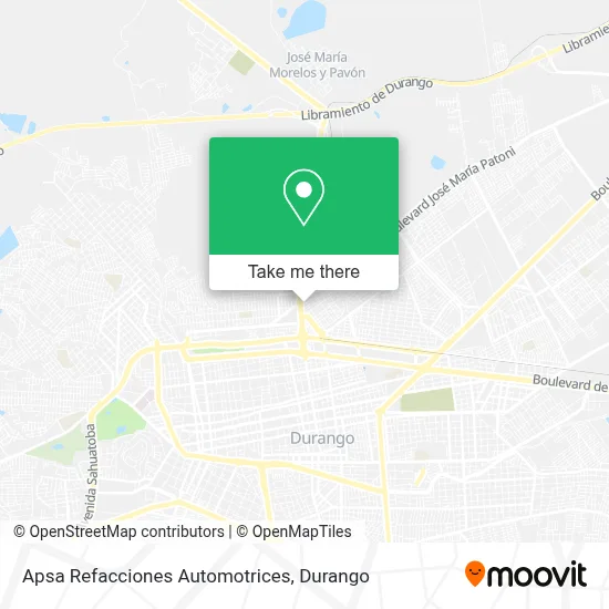 Apsa Refacciones Automotrices map