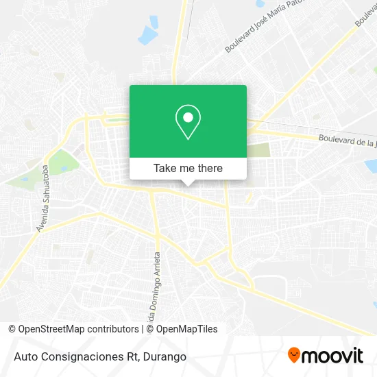 Auto Consignaciones Rt map