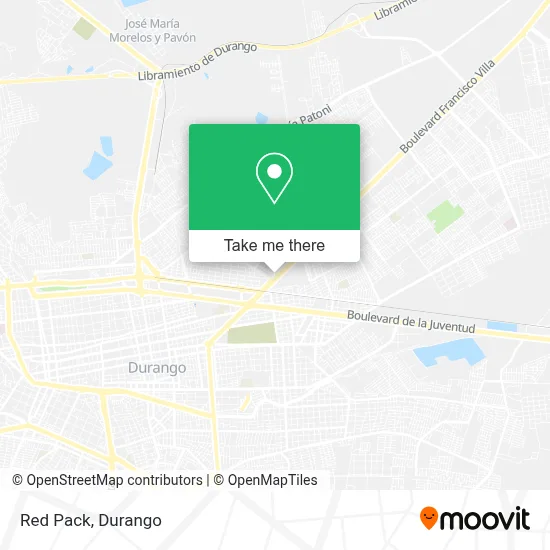Red Pack map