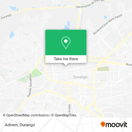 Adirem map