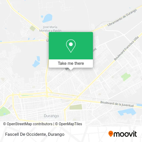 Fascell De Occidente map
