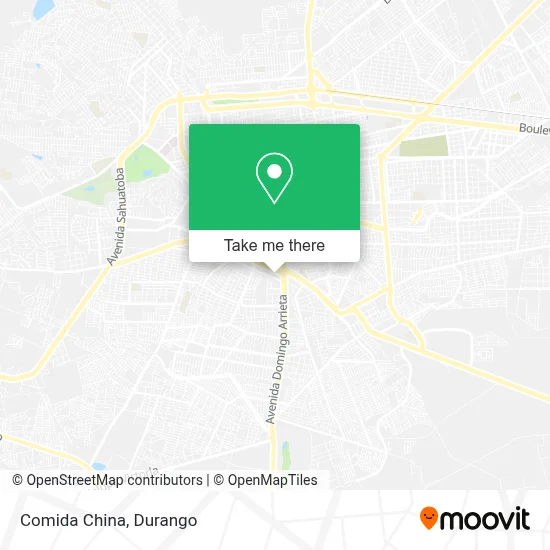 Comida China map