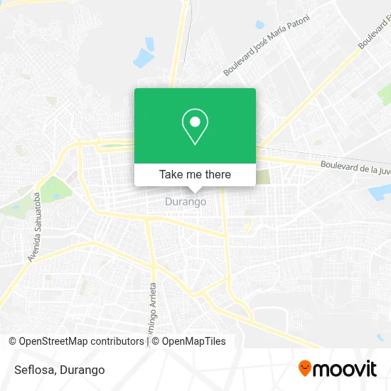 Seflosa map