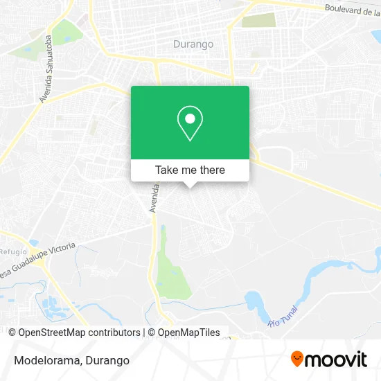 Modelorama map